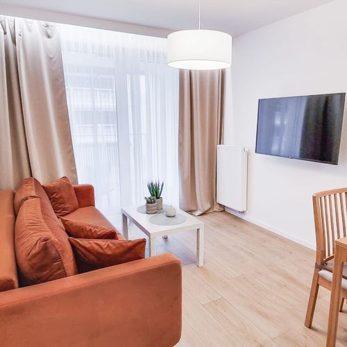 Apartament 4-osobowy Komfort z balkonem z 2 pomieszczeniami sypialnianymi