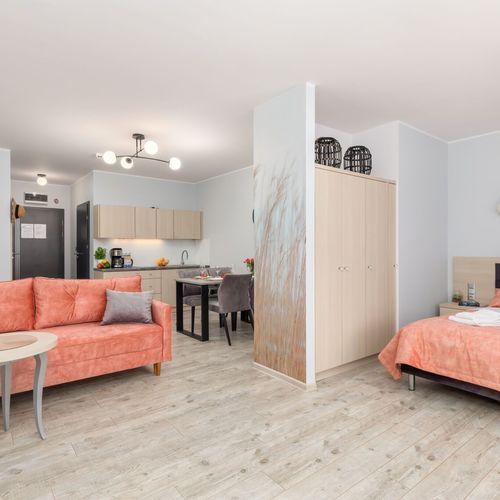 Apartament 4-osobowy Family z balkonem z 1 pomieszczeniem sypialnianym