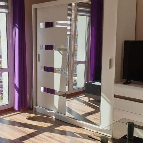 Apartament 2-osobowy z balkonem z 1 pomieszczeniem sypialnianym