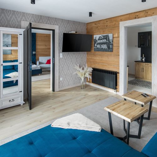 Apartament 5-osobowy na parterze Premium z 2 pomieszczeniami sypialnianymi