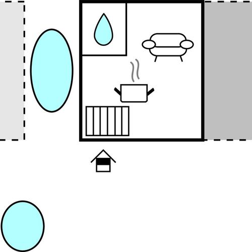 Casă de vară pentru 6 pers. (se inchirieaza doar integral)