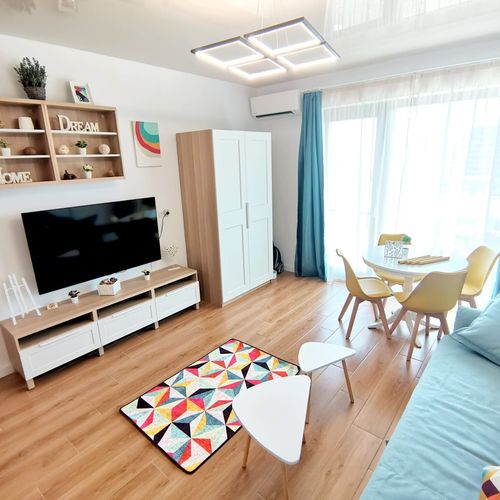Apartament 4-osobowy z widokiem na morze z 2 pomieszczeniami sypialnianymi