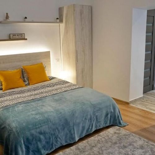 Apartament studio la parter cu 1 camera pentru 2 pers.