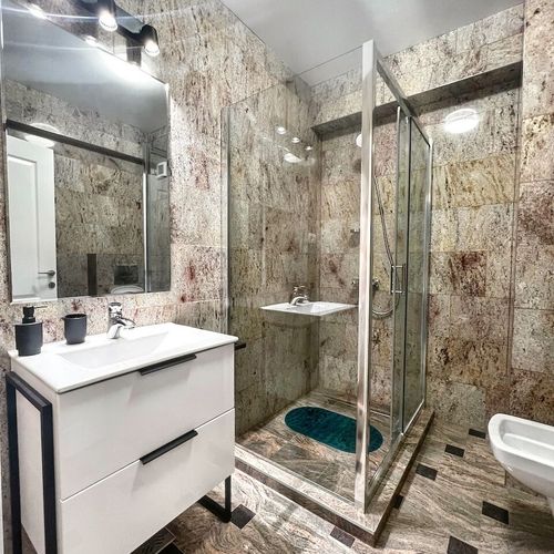 Apartament studio cu vedere spre mare cu 1 camera pentru 4 pers.
