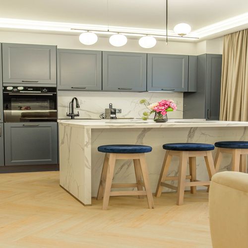 Apartament 4-osobowy na parterze Deluxe z 2 pomieszczeniami sypialnianymi