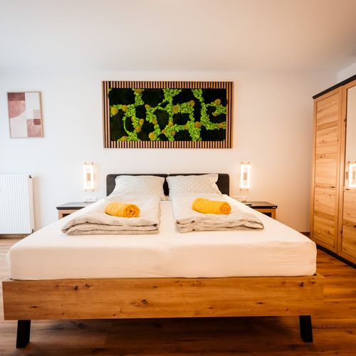 Apartament 4-osobowy Premia z widokiem na góry z 2 pomieszczeniami sypialnianymi