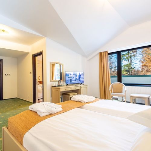 Apartament junior cu terasă cu 2 camere pentru 4 pers.