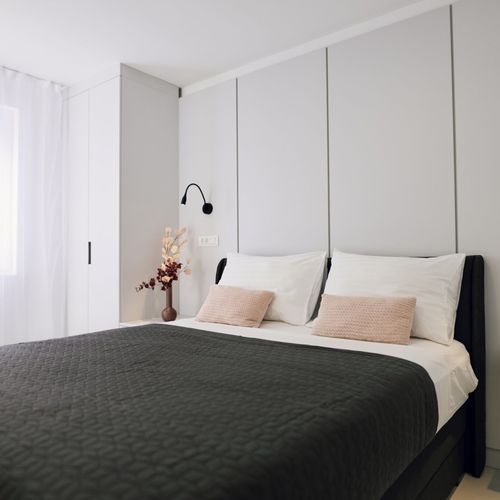 Apartament studio cu balcon cu 2 camere pentru 4 pers.