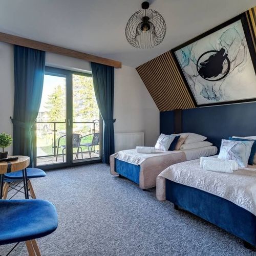 Apartament 4-osobowy Studio z aneksem kuchennym z 2 pomieszczeniami sypialnianymi (możliwa dostawka)