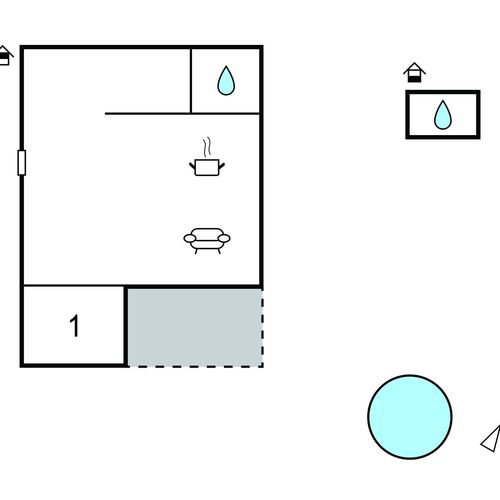 Apartman (jako celek) pro 2 os.