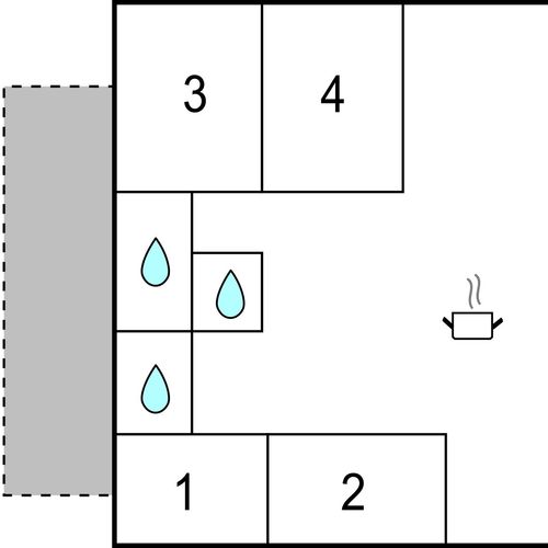 Casă de vară pentru 7 pers. (se inchirieaza doar integral)