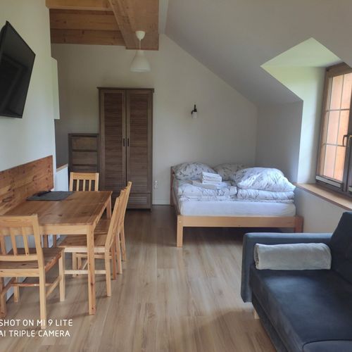 Apartament 4-osobowy z widokiem na ogród z 1 pomieszczeniem sypialnianym