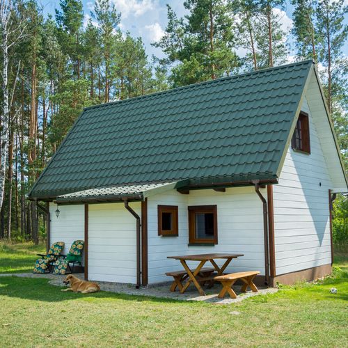 Domek drewniany 4-osobowy cały dom (możliwa dostawka)