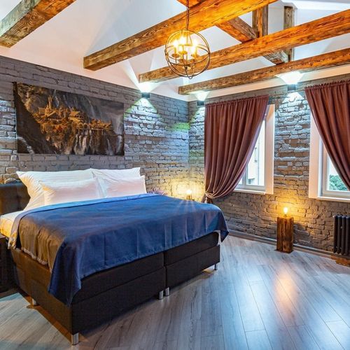 Apartament 2-osobowy na piętrze Superior z 1 pomieszczeniem sypialnianym (możliwa dostawka)