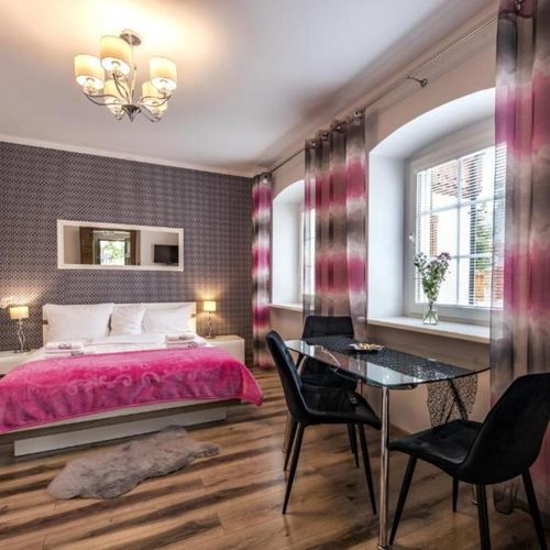 Apartament 4-osobowy Studio z balkonem z 1 pomieszczeniem sypialnianym