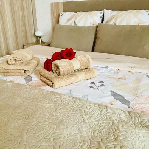 Apartament 3-osobowy z widokiem na ogród z 1 pomieszczeniem sypialnianym