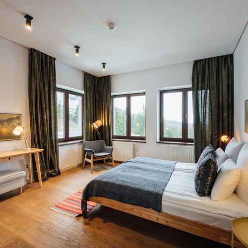Apartament cu vedere spre pădure vila Panorama 1 cu 4 camere pentru 7 pers.