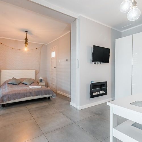 Apartament 4-osobowy z tarasem z 2 pomieszczeniami sypialnianymi