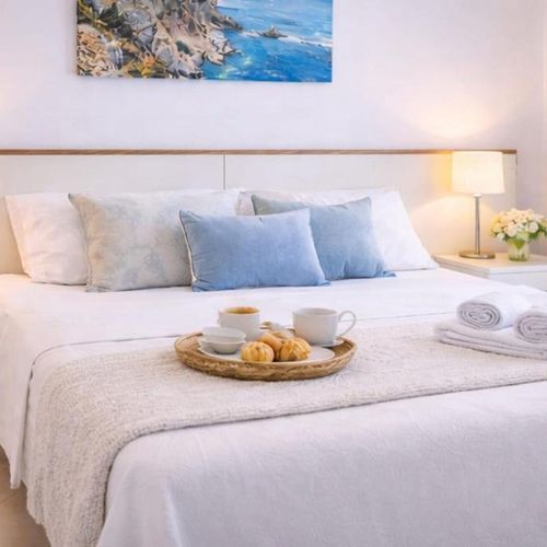 Apartman s balkónem pro 5 os. se 2 ložnicemi s výhledem na moře