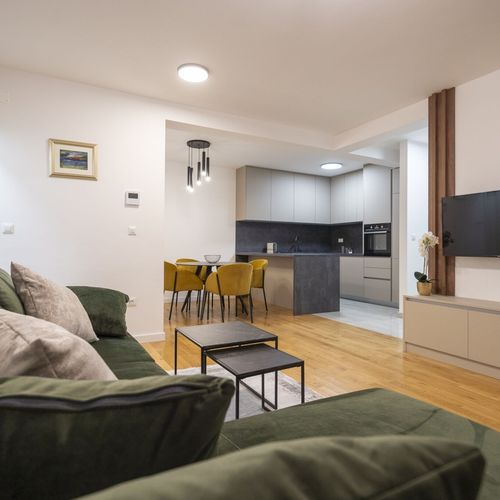 Apartament 4-osobowy Family z balkonem z 2 pomieszczeniami sypialnianymi