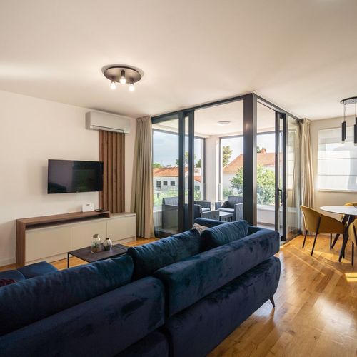 Apartament 4-osobowy Family z balkonem z 2 pomieszczeniami sypialnianymi