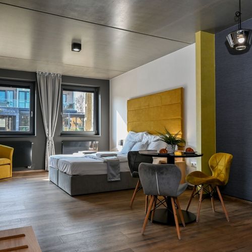 Apartament 2-osobowy Exclusive z własną kuchnią z 1 pomieszczeniem sypialnianym