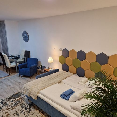 Apartament 4-osobowy na piętrze Przyjemny wystrój wnętrz z 1 pomieszczeniem sypialnianym