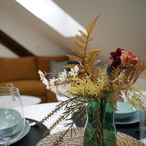 Apartament premium la mansardă cu 2 camere pentru 4 pers.