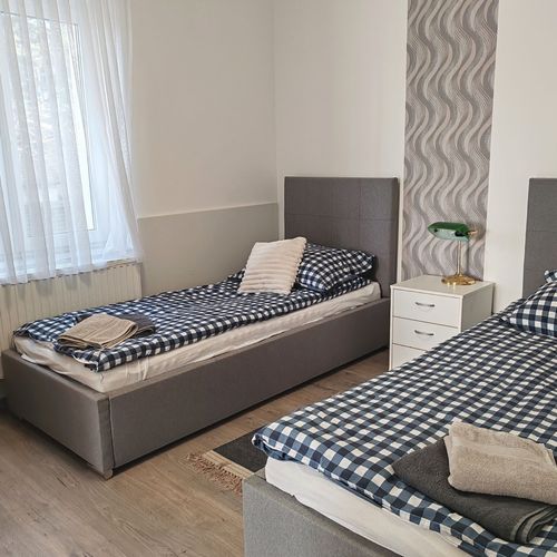 Apartament 4-osobowy z klimatyzacją z widokiem na ogród z 2 pomieszczeniami sypialnianymi