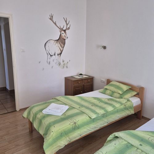 Se společnou kuchyňkou Pokoj pro 3 os. s výhledem do zahrady (s možností přistýlky)