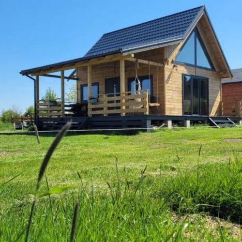Domek drewniany 5-osobowy z widokiem na las