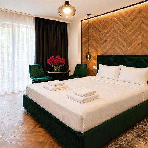 Apartament deluxe cu grădină cu 1 camera pentru 2 pers.
