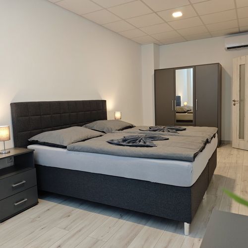 Apartament deluxe cu aer condiționat cu 1 camera pentru 2 pers.