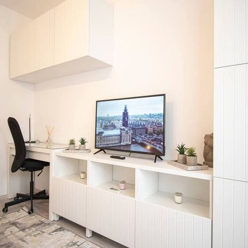 Apartman s manželskou postelí s 1 ložnicí s výhledem na řeku na poschodí