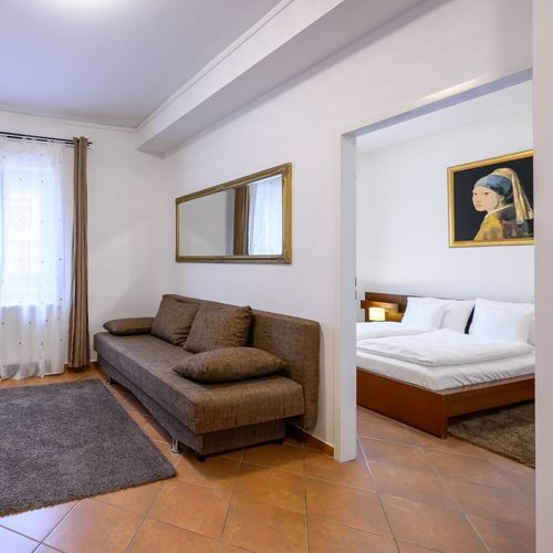 Apartament 8-osobowy na parterze połączone z 3 pomieszczeniami sypialnianymi