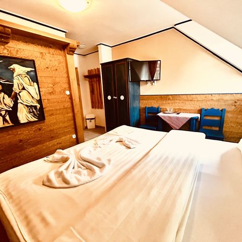 Apartament classic familial(ă) cu 2 camere pentru 4 pers. (se poate solicita pat suplimentar)