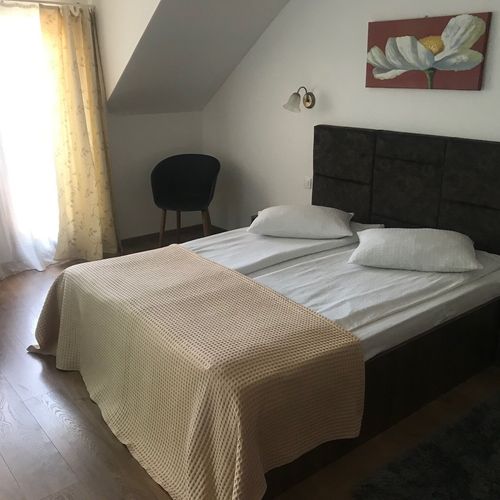 Camera dubla cu vedere spre grădină