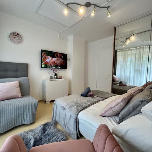 Apartament cu balcon tV cu ecran plat cu 1 camera pentru 3 pers.