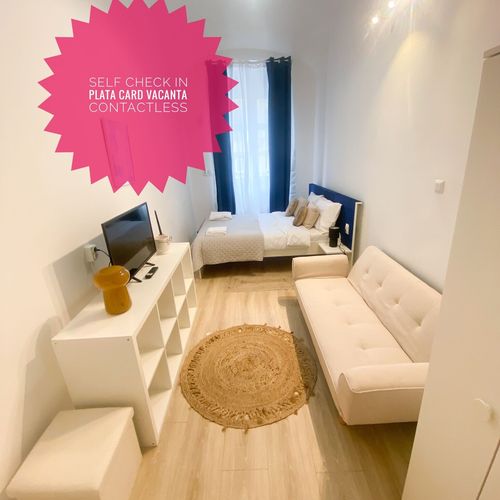 Apartament 2-osobowy na parterze Art z 1 pomieszczeniem sypialnianym