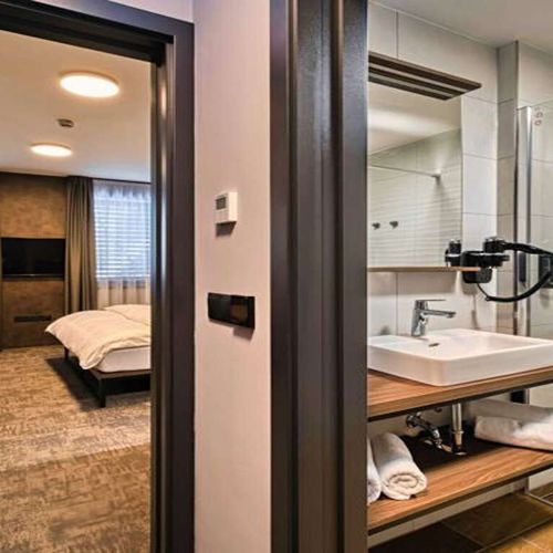 Apartament 2-osobowy Economy z balkonem z 1 pomieszczeniem sypialnianym