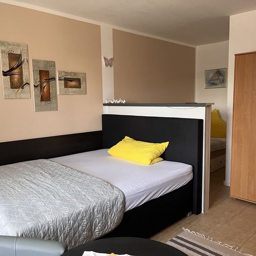 Apartament 3-osobowy Studio z widokiem na ogród z 1 pomieszczeniem sypialnianym