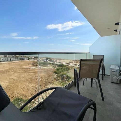 Apartament studio cu vedere spre mare cu 1 camera pentru 4 pers.