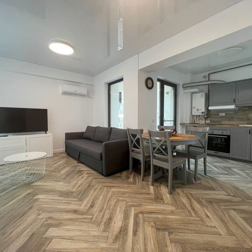 Apartament studio cu vedere spre mare cu 1 camera pentru 4 pers.