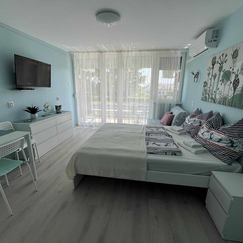 Apartament 3-osobowy na piętrze z panoramą z 1 pomieszczeniem sypialnianym