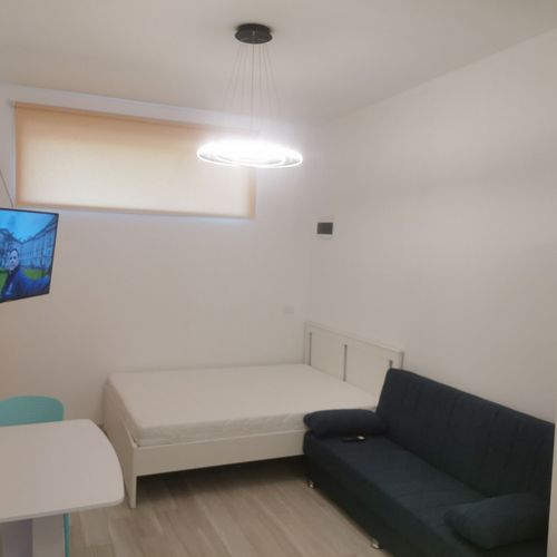 Apartament la parter cu aer condiționat cu 1 camera pentru 3 pers.