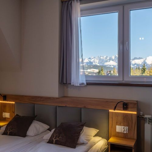 Apartman s balkónem s vlastní kuchyňkou s manželskou postelí s 1 ložnicí