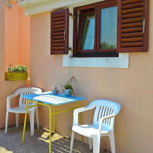 Apartament 2-osobowy z klimatyzacją z tarasem z 1 pomieszczeniem sypialnianym AS-912-a