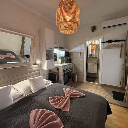 Apartament 2-osobowy na parterze z klimatyzacją z 1 pomieszczeniem sypialnianym