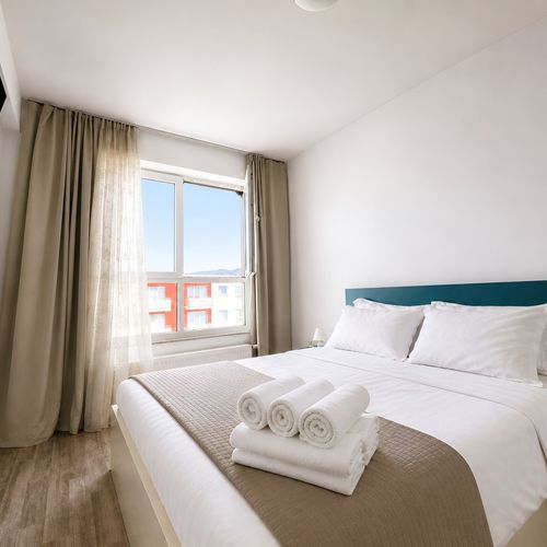 Apartament king cu vedere spre munte cu 2 camere pentru 5 pers.