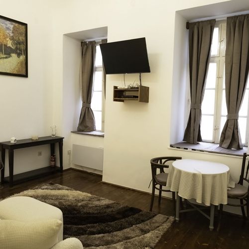 Apartament 4-osobowy Komfort z widokiem na ogród z 2 pomieszczeniami sypialnianymi